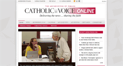 Desktop Screenshot of catholicvoiceomaha.com